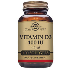 Solgar Vitamin D3 400 IU 100 Capsules Jag Couture London - New York