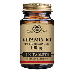 Solgar Vitamin K1 100cmg 100 Tablets Jag Couture London - New York