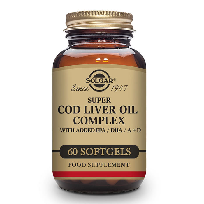 Solgar Super Cod Liver Oil Complex 60 Softgels Jag Couture London - New York