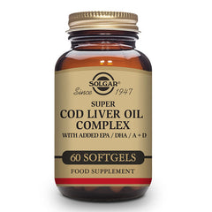 Solgar Super Cod Liver Oil Complex 60 Softgels Jag Couture London - New York