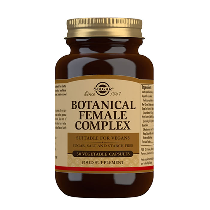 Solgar Botanical Female Complex 30 Capsules Jag Couture London - New York