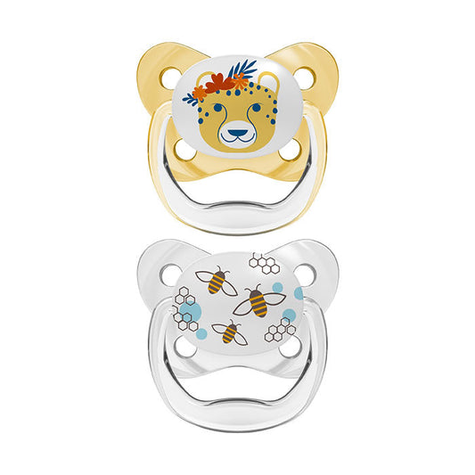 Dr. Brown's Chupete Prevent Butterfly Yellow Sice 2 6-18M