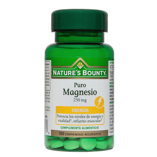 Nature's Bounty Magnesium 250mg 100 Tablets Jag Couture London - New York