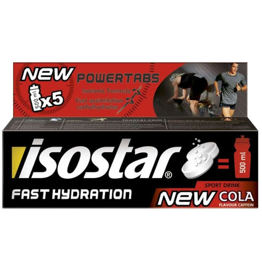 Isostar Powertabs Fast Hydration Cola Drink 10 Tablets x12g Jag Couture London - New York