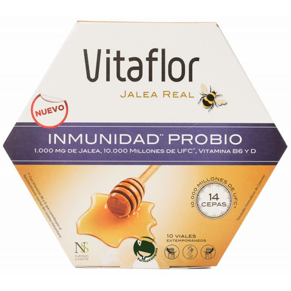 Vitaflor Royal Jelly Probiotics to boost Immunity 10 Vials 100ml Jag Couture London - New York