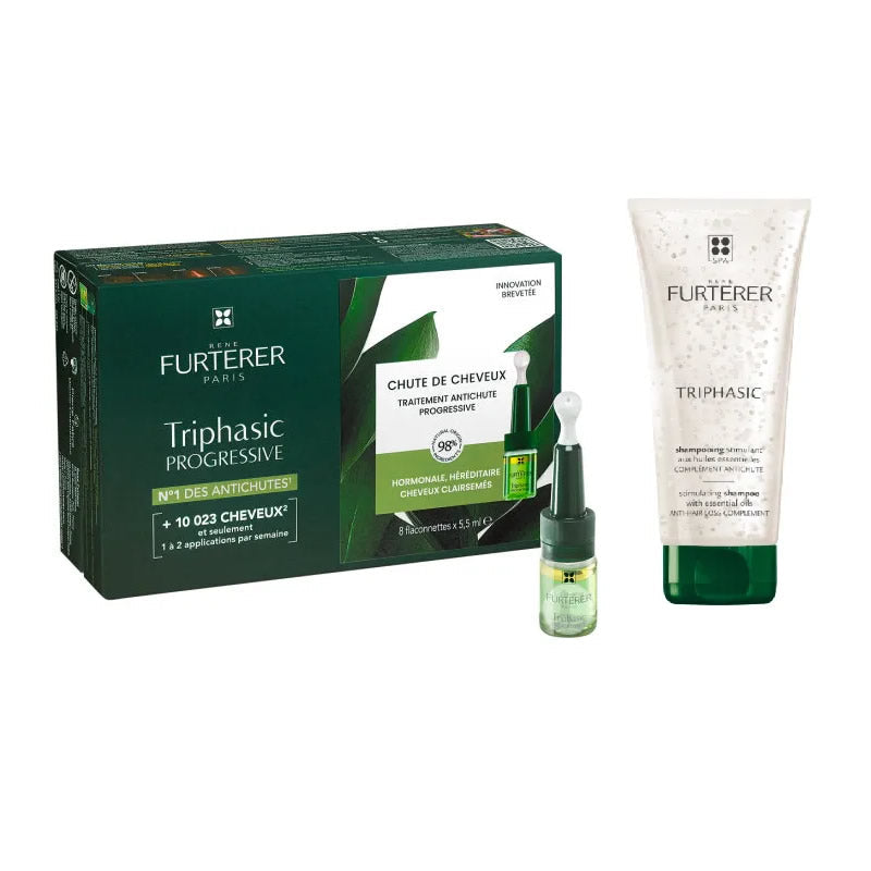 Rene Furterer Triphasic Progressive 8x5.5ml Set 2 Pieces Jag Couture London - New York