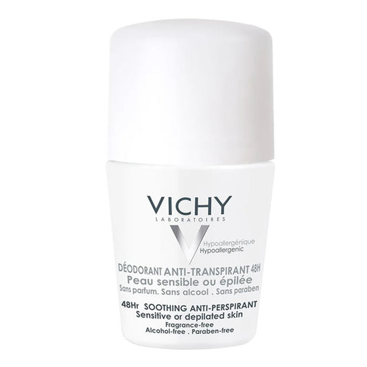 Vichy 48h Anti Perspirant Deodorant Roll On Sensitive Skin 50ml