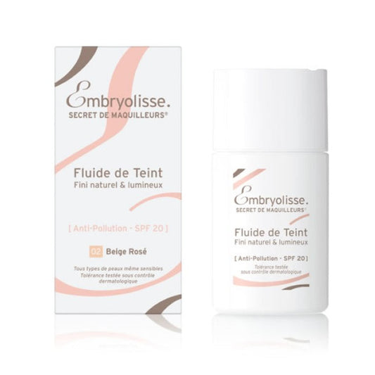 Embryolisse Fluid De Teint Spf20 02 Beige Rosé Jag Couture London - New York
