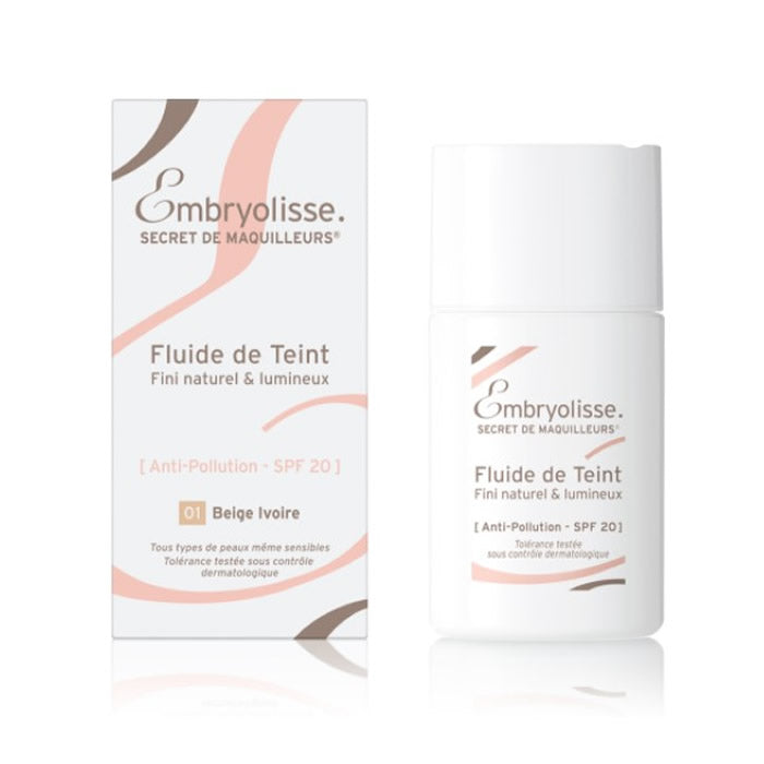 Embryolisse Fluid De Teint Spf20 01 Beige Ivoire Jag Couture London - New York
