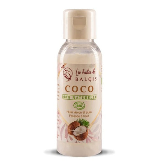 Les Huiles De Balquis Coconut 100% Organic Virgin Oil 50ml Jag Couture London - New York