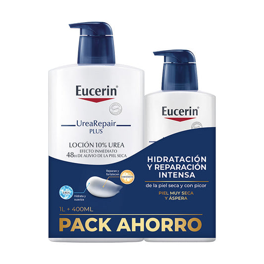 Eucerin Family Pack Urea Repair Lotion 1000ml + 400ml Jag Couture London - New York