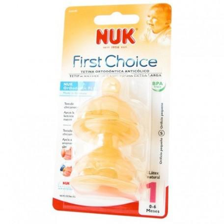 Tetina Ancha First Choice 1 S Latex 2 Unidades Nuk Jag Couture London - New York