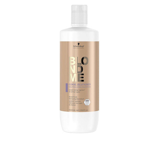 Schwarzkopf Blondme Cool Blondes Neutralizing Shampoo 1000ml Jag Couture London - New York