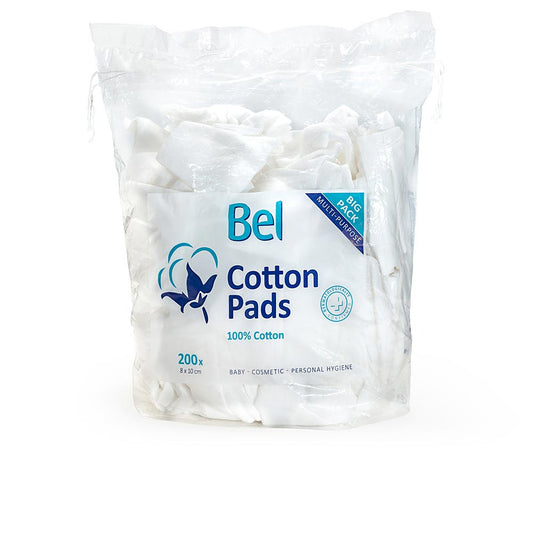 Bel Cotton Pads 100 Algodón 8x10 Cm 200 Uds Jag Couture London - New York
