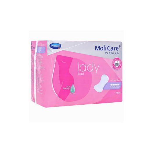 Hartmann MoliCare Lady 4.5 Drops Absorbent Protectors 14 Units Jag Couture London - New York