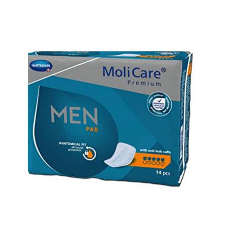 Hartmann Premium Men Pad 5 Gotas Protector Masculino 14 Unidades Molicare Jag Couture London - New York