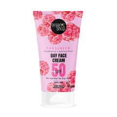 Organic Shop Raspberry Crema Facial De Dia Spf50 50ml Jag Couture London - New York