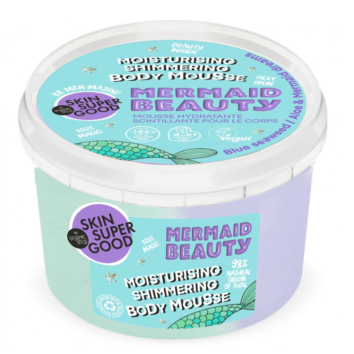 Natura Siberica Skin Super Good Mousse Exfoliante Mermaid Beauty 250ml Jag Couture London - New York