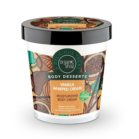 Organic Shop Vanilla Crema Corporal Suavizante 450ml Jag Couture London - New York