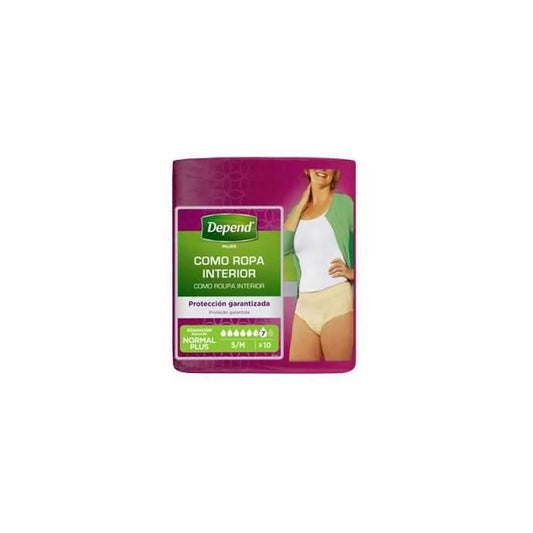 Depend Pants Women Comfort-Protect Size S / M 10 Units Jag Couture London - New York