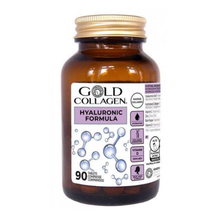 Gold Collagen Hyaluronic Formula 90 Tablets Jag Couture London - New York