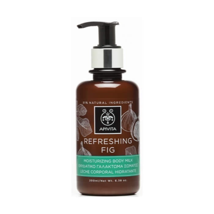 Apivita Refreshing Fig Moisturizing Body Milk 200ml Jag Couture London - New York