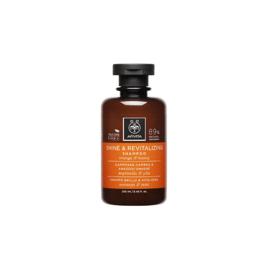 Apivita Shine And Revitalizing Shampoo With Orange And Honey 250ml Jag Couture London - New York