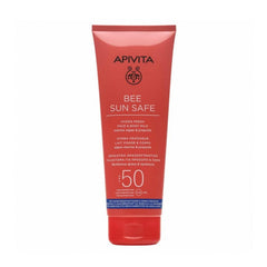 Apivita Bee Sun Safe Hydra Fresh Face & Body Milk SPF50 200ml Jag Couture London - New York
