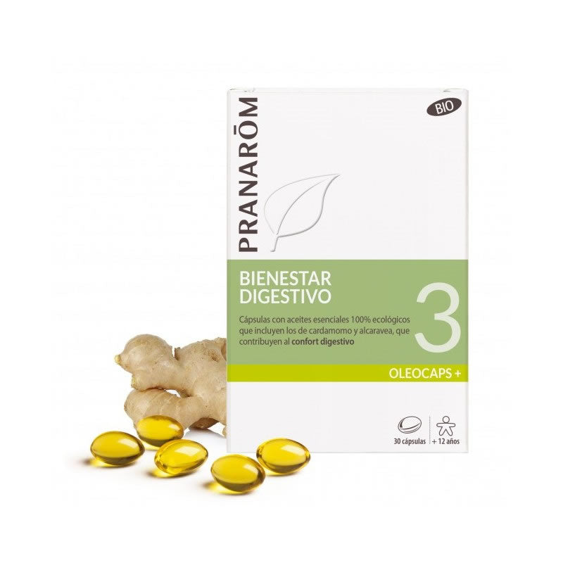 Oleocaps 3 Digestiv Wellbeing Bio 30 Capsules Jag Couture London - New York