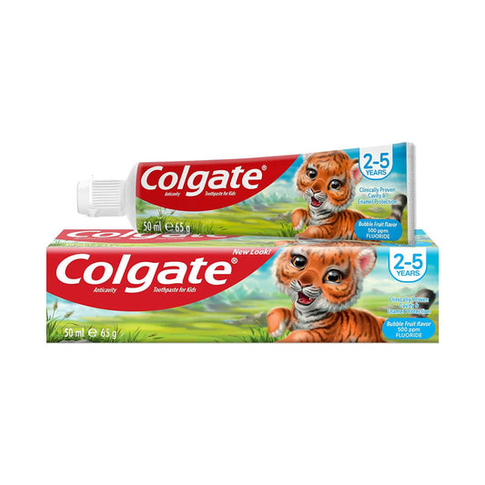 Colgate Toothpaste Bubble Fruit Kids 2-5 Years 50ml Jag Couture London - New York