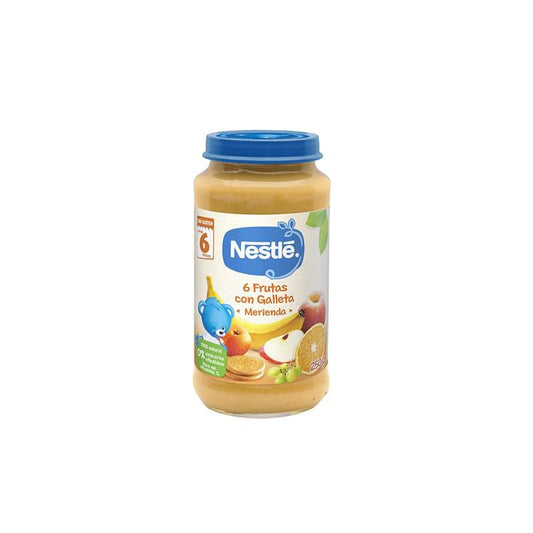 Nestle Nestlé Tarrito 6 Frutas Con Galleta Merienda 6m 250g Jag Couture London - New York