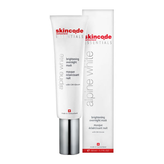 Skincode Essentials Alpine White Brightening Overnight Mask 50ml Jag Couture London - New York