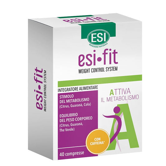 Esi Fit Activates Metabolism Food Supplement With Caffeine 40 Tablets Jag Couture London - New York
