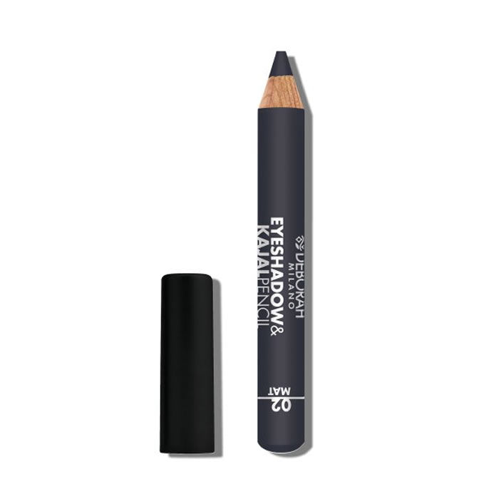 Deborah Milano Eyeshadow And Kajal Pencil 02 Mat Grey Jag Couture London - New York