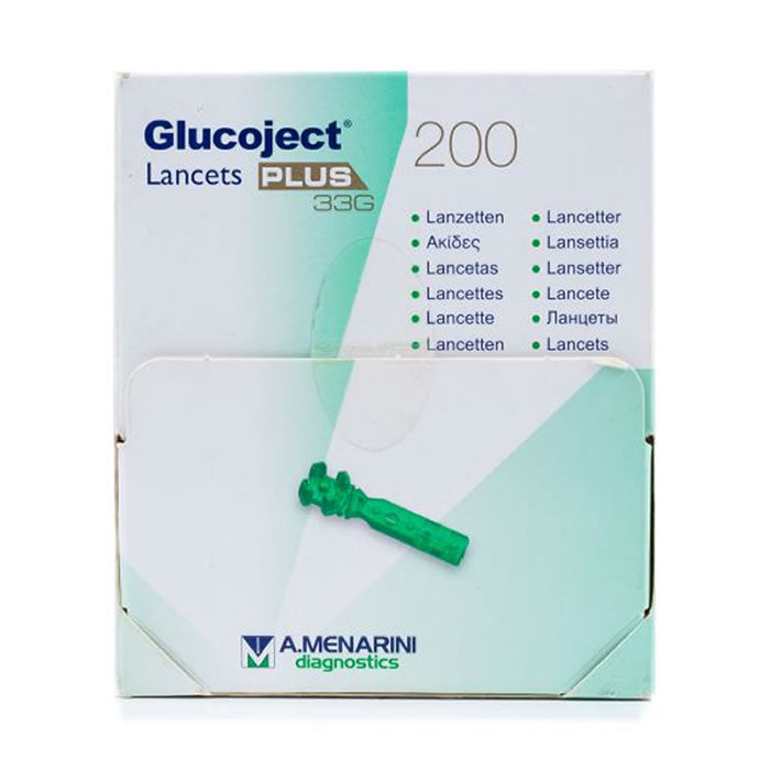 Menarini Glucoject 200 Lancets Plus 33g Jag Couture London - New York