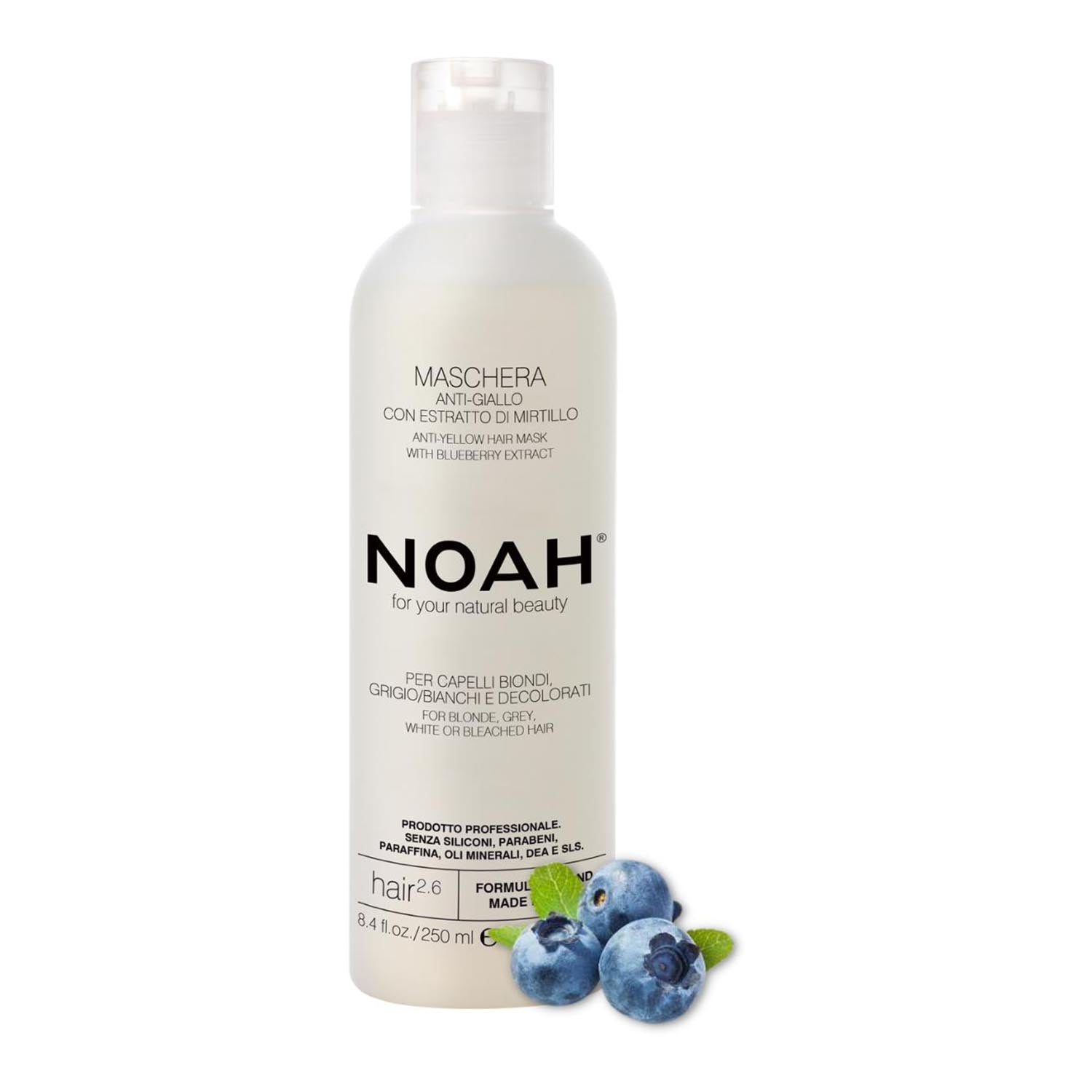 Noah Arandanos Anti-Amarillo Mascarilla Capilar 250ml Jag Couture London - New York