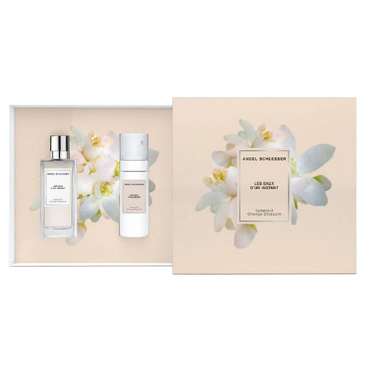 Angel Schlesser Les Eaux D'un Instant Splendid Orange Blossom Eau De Toilette Spray 100ml Set 2 Pieces Jag Couture London - New York