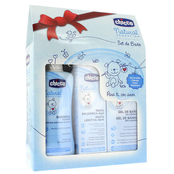 Chicco Natural Sensation Bath Set 3 Pieces Jag Couture London - New York