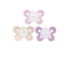 Silicone Pacifier Chicco Physio Comfort Girl 6-16 M 2u
