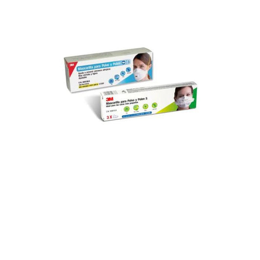 3m Small Dust and Pollen Mask 3 pcs Jag Couture London - New York