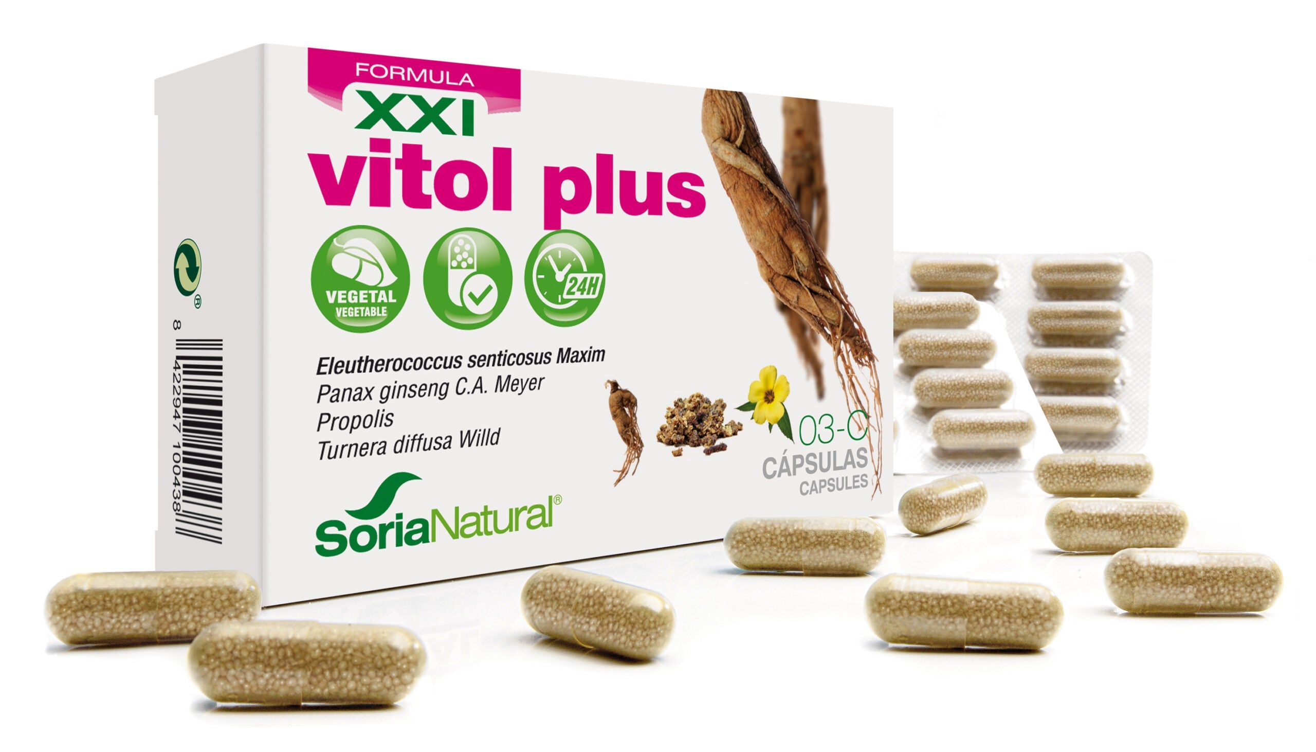 Soria 3 C Vitolplus Liberacion Prolonfada Caps Jag Couture London - New York