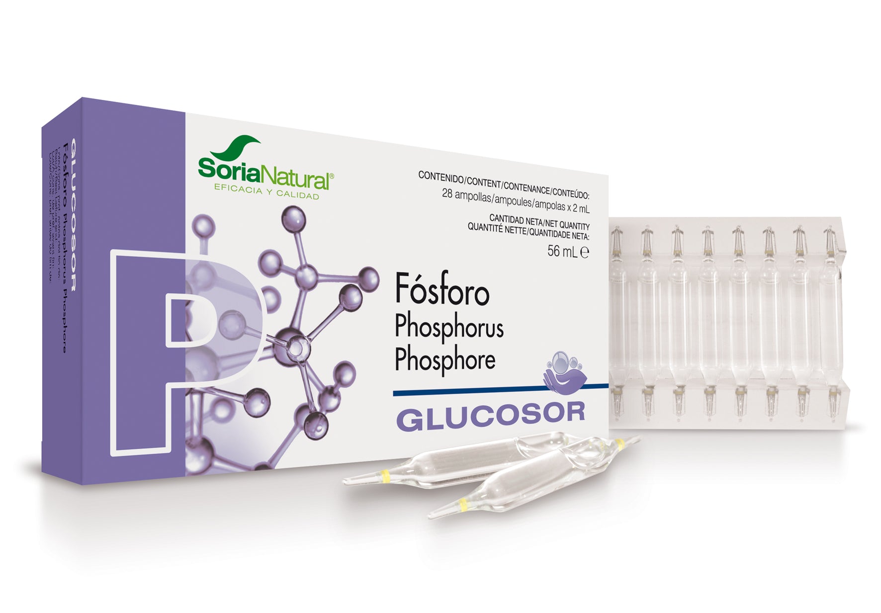 Soria Glucosor Fosforo 28 Ampollas X 2ml Jag Couture London - New York