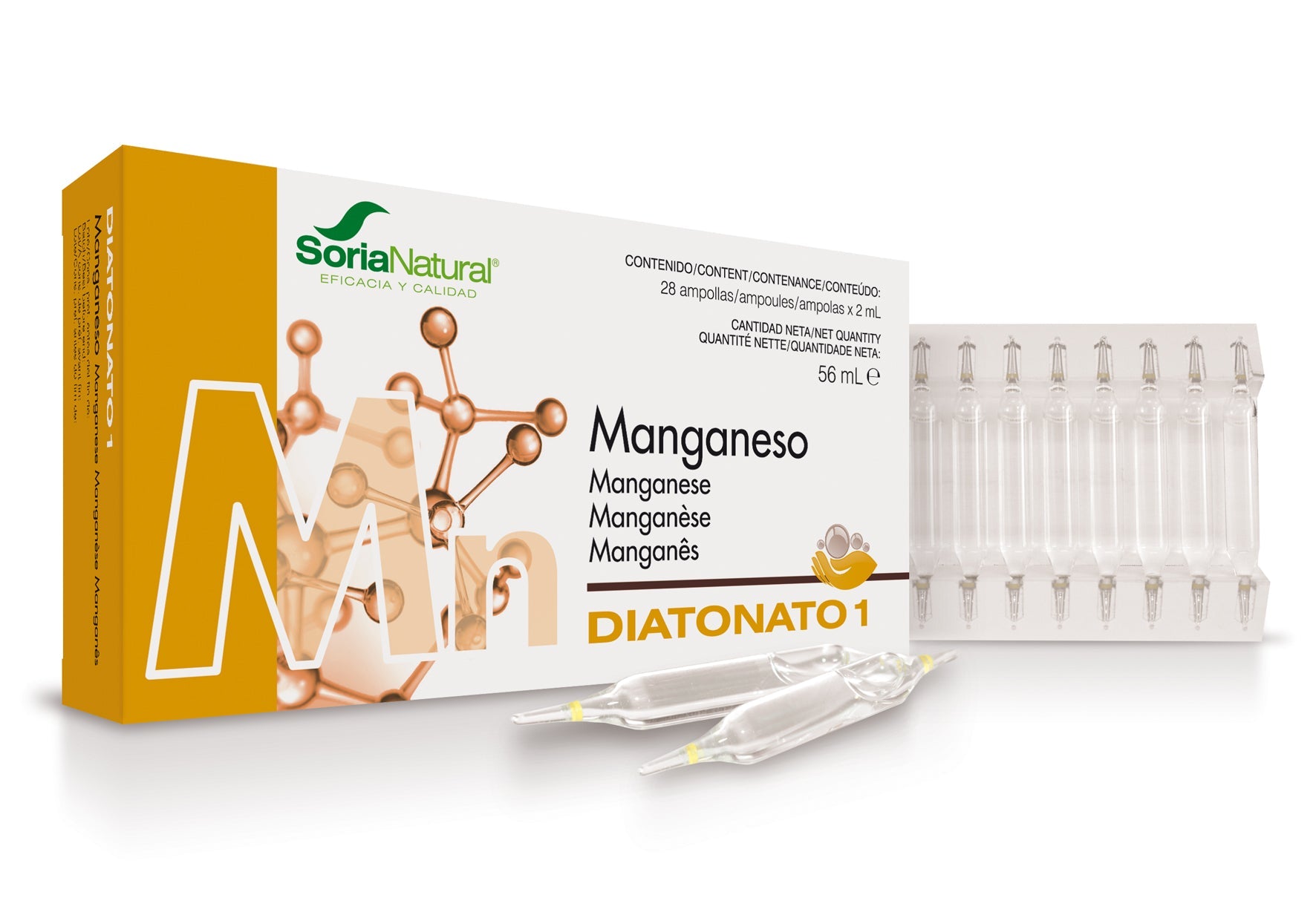 Soria Diatonato 1 Manganeso 28 Ampollas X 2ml Jag Couture London - New York