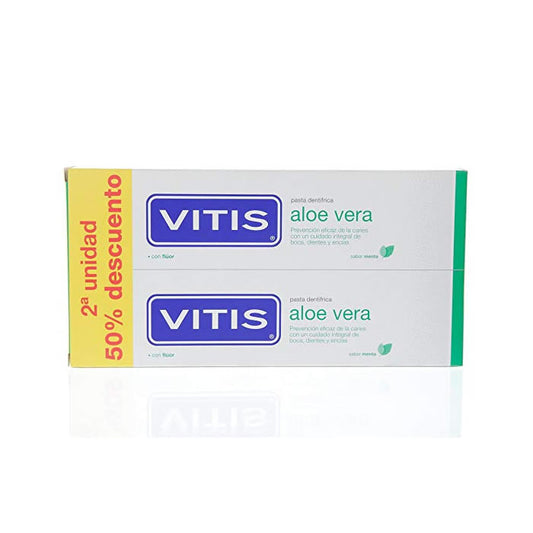 Vits Aloe Vera Toothpaste Mint Flavour 2x150ml