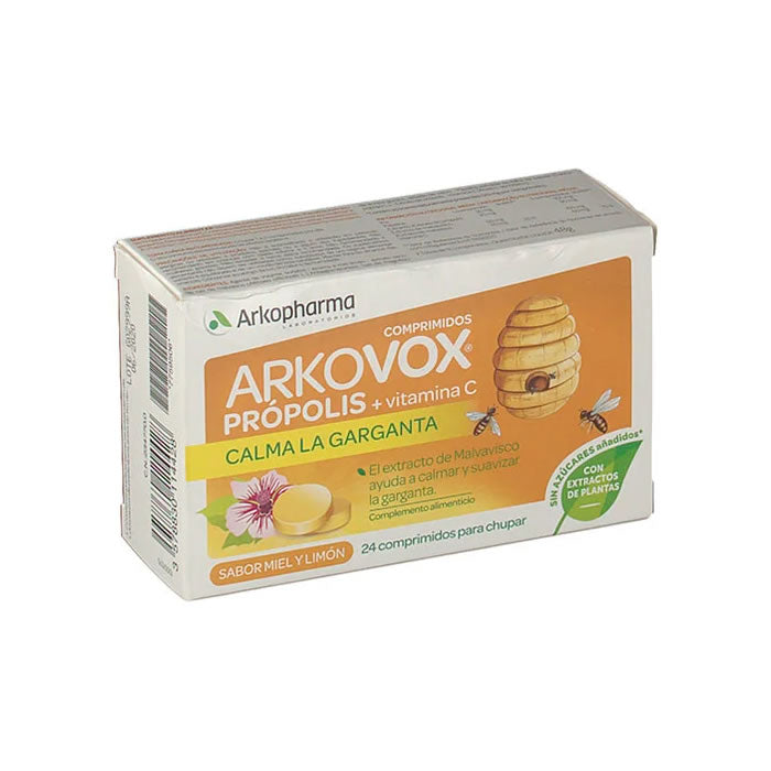 Arkopharma Arkovox 24 Honey & Lemon Tablets Jag Couture London - New York