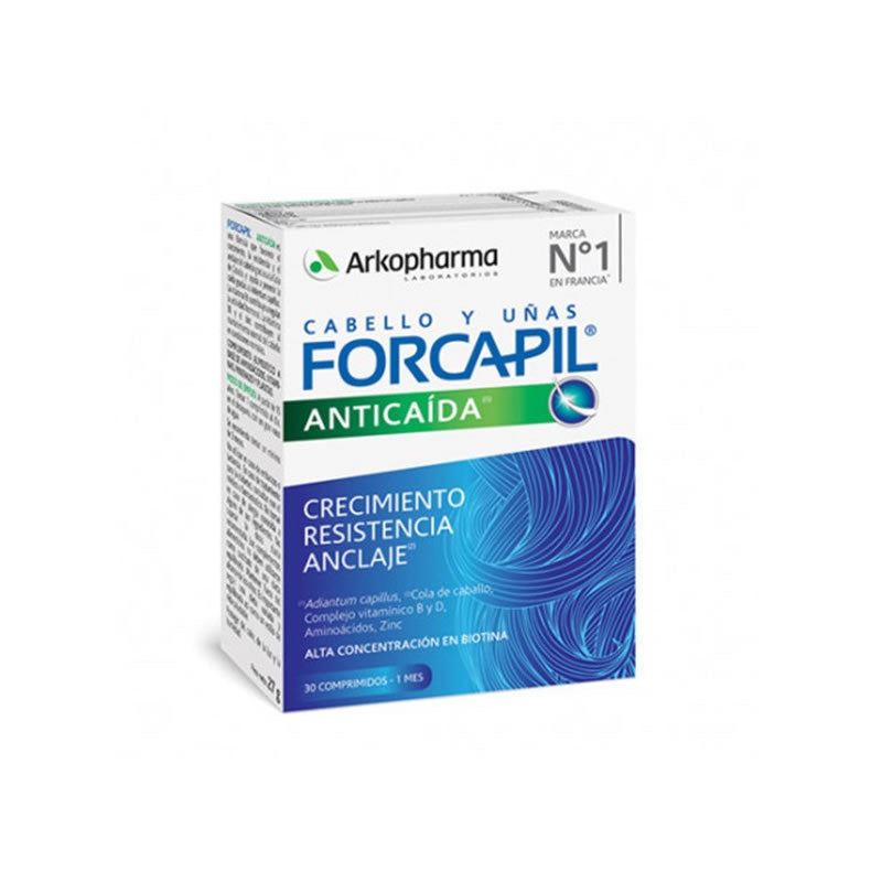 Arkopharma Forcapil Anti-Hair And Nail Loss 30 Tablets Jag Couture London - New York