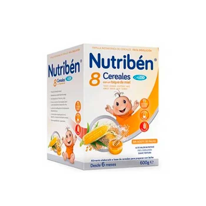 Nutribén 8 Honey Calcium Cereals 600g Jag Couture London - New York