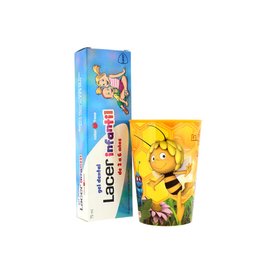 Lacer Children's Dental Gel Strawberry 75ml Set 2 Pieces Jag Couture London - New York