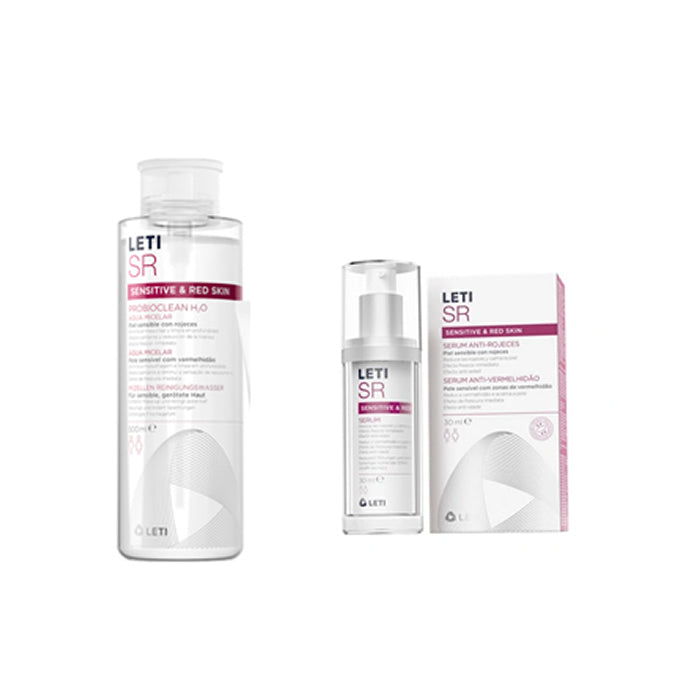Leti Sr Anti-redness Micellar Water 500ml+Serum Sr Anti-redness 30ml Set 2 Pieces Jag Couture London - New York