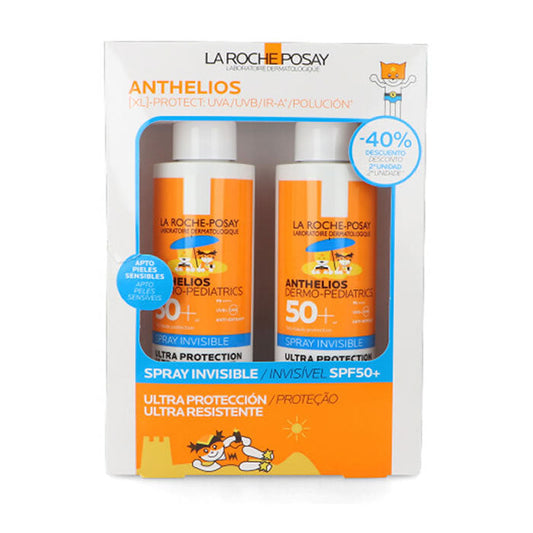 La Roche Posay Anthelios Pediatrics Spray Invisible Spf50+ 2x200ml Jag Couture London - New York